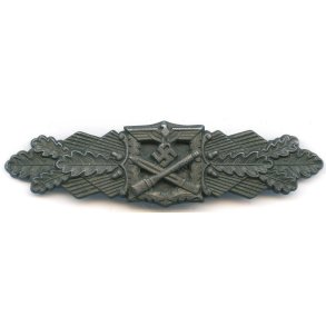 German WW2 Close Combat Clasp in bronze 'FLL'