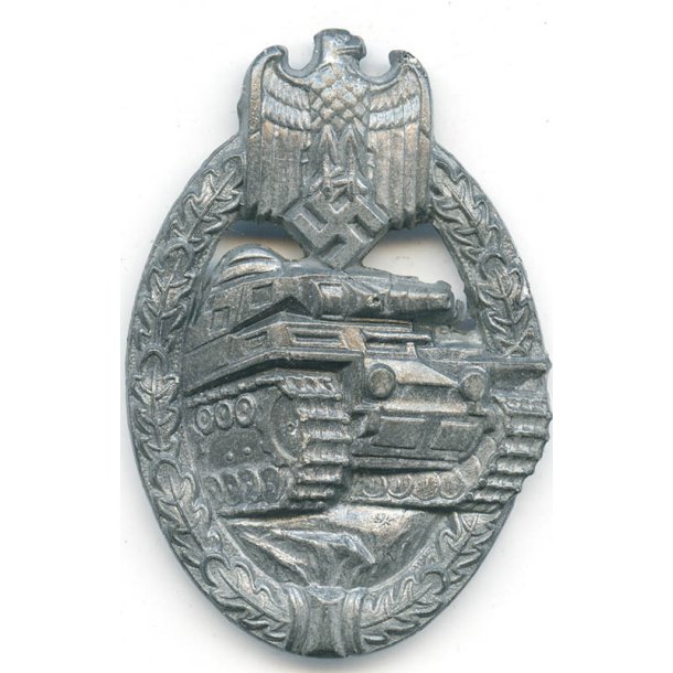 Panzer Assault Badge  in Silver 'S&H'