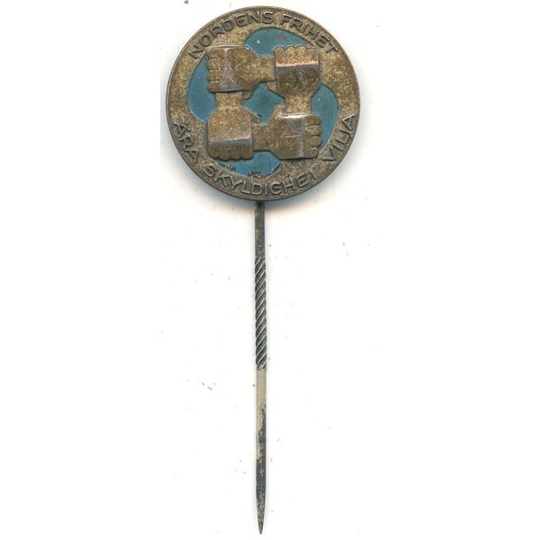 Swedish WW2 "Nordens Frihet(Nordic Freedom)" pin