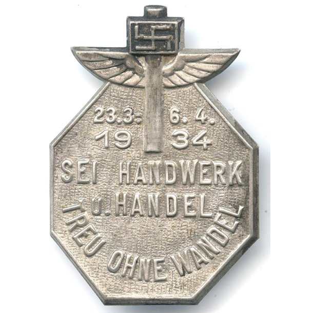 German WW2 Sei Handwerk u Handel 1934 tinnie