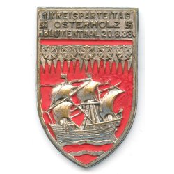German WW2 1. Kreisparteitag in Osterholz/Blumenthal 20. August 1933 badge