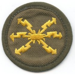German WW2 Radio operator Afrikakorps/Tropical sleeve badge
