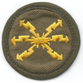 German WW2 Radio operator Afrikakorps/Tropical sleeve badge