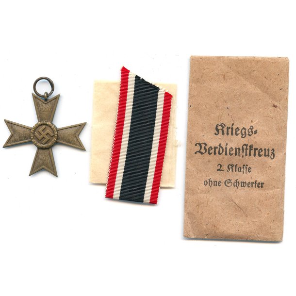War merit cross 2 cl 1939 w/o swords &amp; bag  '1'