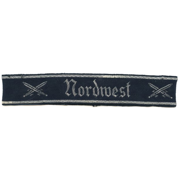 German WW2 NS-RKB member's administrative district 'Nordwest' cufftitle