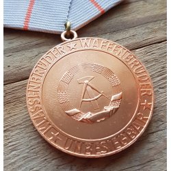 DDR, Waffenbrderschaft medaille - Bronze