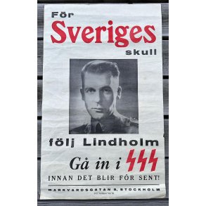 Swedish WW2 NS SSS meeting poster 1941