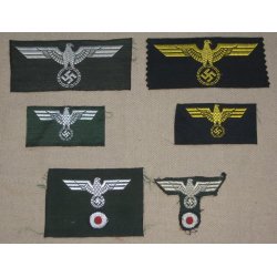 German WW2 Belgian made EM/NCO's overseas/M43 cap eagle