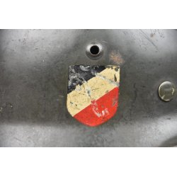 German WW2 Double decal Army M35 helmet - published