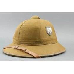 German WW2 Army Tropical pith helmet insignia