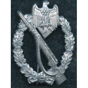 German WW2 Infantry assault badge in Silver 'Steinhauer& L�ck' 