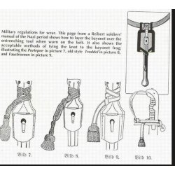 German WW2 Army bayonet/sword portepee