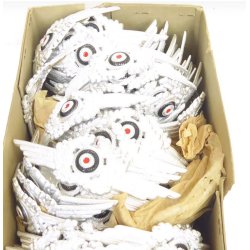 German WW2 Luftwaffe Visor cap wreath with cockade (Carl Halfar Factory find)