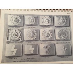 German WW2 NSDAP/SA Jugend/HJ small version belt buckle