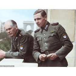 German WW2 Eastern Front volunteer POA/ROA Legion Em Shoulder Straps