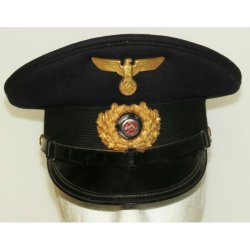 German WW2 NSDAP Political leader Visor cap eagle