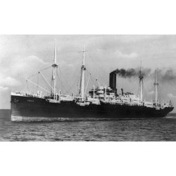 German WW2 Navy HAPAG.D Bayern cap tally